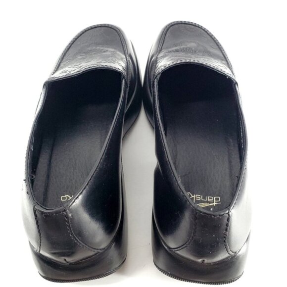 Dansko Women's US 8, EU 38 Black Embossed Floral Print Slip-on Clog/Mules - Picture 4 of 9